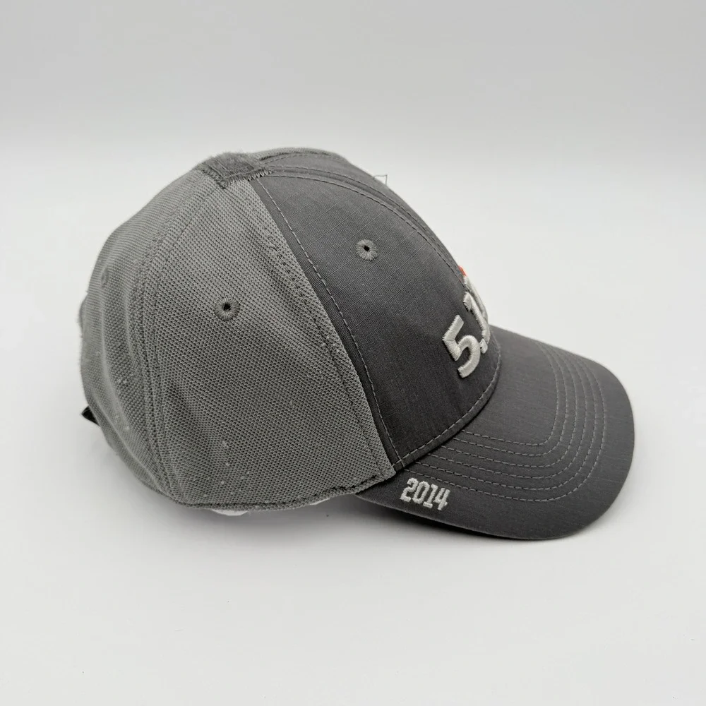 5.11 Tactical Baseball Cap Mens OSFM Gray Ripstop Mesh Back Outdoor Hat Utility